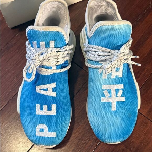 Men\'s adidas Pharrell NMD China Peace Pace Blue - LIKE NEW - Size 6.5 with Box main image 6